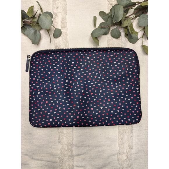 Kate Spade Laptop Bag in Navy Lip Print - Picture 2 of 5